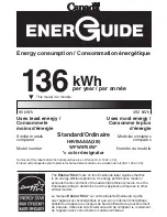 Preview for 2 page of Whirlpool Duet Steam WFW9750WW Energy Manual