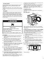 Предварительный просмотр 5 страницы Whirlpool Duet Steam WGD9600T Use & Care Manual