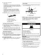 Предварительный просмотр 8 страницы Whirlpool Duet Steam WGD9600T Use & Care Manual