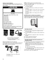 Предварительный просмотр 10 страницы Whirlpool Duet Steam WGD9600T Use & Care Manual