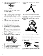 Предварительный просмотр 12 страницы Whirlpool Duet Steam WGD9600T Use & Care Manual