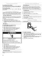 Preview for 10 page of Whirlpool DUET W10294021A Use And Care Manual