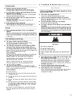 Preview for 11 page of Whirlpool Duet WED 9750W*0 Use & Care Manual