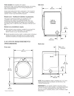 Предварительный просмотр 3 страницы Whirlpool Duet WED9150WW0 Installation Instructions Manual