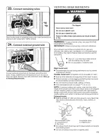 Предварительный просмотр 11 страницы Whirlpool Duet WED9150WW0 Installation Instructions Manual