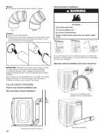 Предварительный просмотр 12 страницы Whirlpool Duet WED9150WW0 Installation Instructions Manual