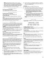 Preview for 19 page of Whirlpool Duet WED9500T Use And Care Manual