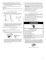 Предварительный просмотр 9 страницы Whirlpool Duet WFW9200SQ02 Use & Care Manual