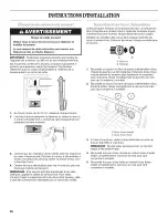 Предварительный просмотр 56 страницы Whirlpool Duet WFW9200SQ02 Use & Care Manual