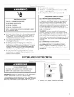 Предварительный просмотр 7 страницы Whirlpool Duet WFW9400SB02 Use & Care Manual