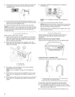 Предварительный просмотр 8 страницы Whirlpool Duet WFW9400SBA10 Use & Care Manual