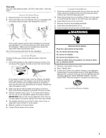 Предварительный просмотр 9 страницы Whirlpool Duet WFW9400SBA10 Use & Care Manual