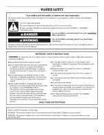 Preview for 3 page of Whirlpool duet WFW9451XW00 Use & Care Manual