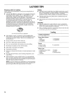 Preview for 18 page of Whirlpool duet WFW9451XW00 Use & Care Manual