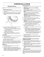 Preview for 44 page of Whirlpool duet WFW9451XW00 Use & Care Manual