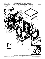 Предварительный просмотр 1 страницы Whirlpool Duet WFW9470WW Parts List