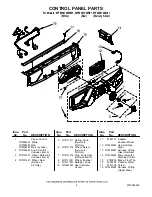 Предварительный просмотр 4 страницы Whirlpool Duet WFW9470WW Parts List