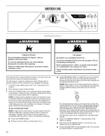 Предварительный просмотр 14 страницы Whirlpool Duet WGD9200SQ0 Use & Care Manual