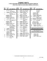 Preview for 4 page of Whirlpool Duet WGD9400SB0 Parts List