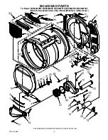 Preview for 5 page of Whirlpool Duet WGD9400SB0 Parts List