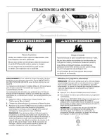 Preview for 30 page of Whirlpool Duet YWED9200SQ0 Use & Care Manual