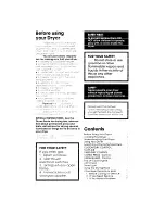 Preview for 2 page of Whirlpool E9800XK Use & Care Manual