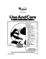 Preview for 1 page of Whirlpool Easy Clean 100 Series Use And Care Manual