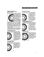 Preview for 9 page of Whirlpool Easy Clean 100 Series Use And Care Manual