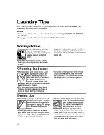 Preview for 20 page of Whirlpool Easy Clean 100 Series Use And Care Manual