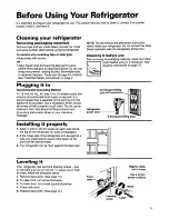 Предварительный просмотр 5 страницы Whirlpool EB21DKXDB01 Use And Care Manual