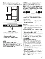 Предварительный просмотр 41 страницы Whirlpool EB2SHKXVD User Instructions