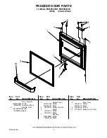 Предварительный просмотр 5 страницы Whirlpool EB2SHKXVD01 Parts List