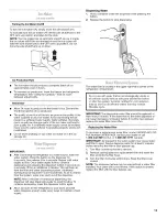 Preview for 13 page of Whirlpool EB2SHKXVQ03 User Instructions