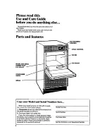 Preview for 2 page of Whirlpool EC5100XP Use And Care Manual