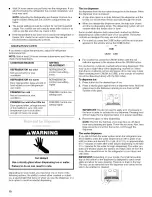 Предварительный просмотр 10 страницы Whirlpool ED0GTKXKQ01 Use & Care Manual