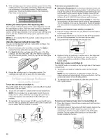 Предварительный просмотр 12 страницы Whirlpool ED0GTKXKQ01 Use & Care Manual