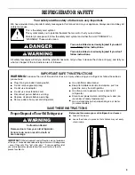 Preview for 3 page of Whirlpool ED0GTKXMQ00 Use & Care Manual