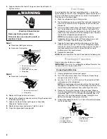 Preview for 8 page of Whirlpool ED0GTKXMQ00 Use & Care Manual