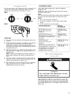 Preview for 11 page of Whirlpool ED0GTKXMQ00 Use & Care Manual