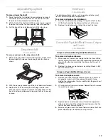 Preview for 17 page of Whirlpool ED0GTKXMQ00 Use & Care Manual