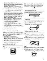 Preview for 21 page of Whirlpool ED0GTKXMQ00 Use & Care Manual