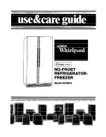 Whirlpool ED19EK Use & Care Manual preview