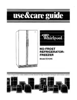 Предварительный просмотр 1 страницы Whirlpool ED19HK Use & Care Manual