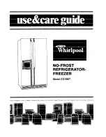 Предварительный просмотр 1 страницы Whirlpool ED19MT Use & Care Manual