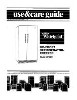 Предварительный просмотр 1 страницы Whirlpool ED19SC Use & Care Manual