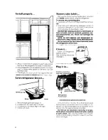 Предварительный просмотр 4 страницы Whirlpool ED19SC Use & Care Manual