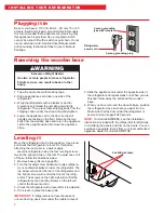 Предварительный просмотр 6 страницы Whirlpool ED20DFXEB00 Use And Care Manual