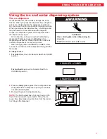 Предварительный просмотр 17 страницы Whirlpool ED20DFXEB00 Use And Care Manual