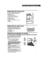 Предварительный просмотр 11 страницы Whirlpool ED20PK ED22PK Use And Care Manual