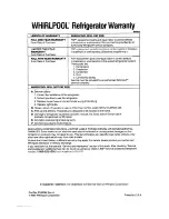 Preview for 16 page of Whirlpool ED20SK Use & Care Manual